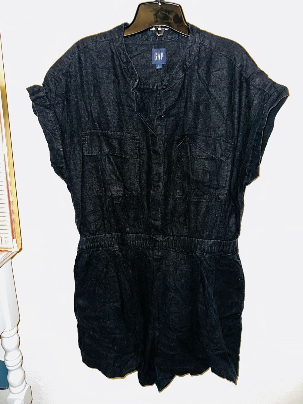 Gap black romper size large